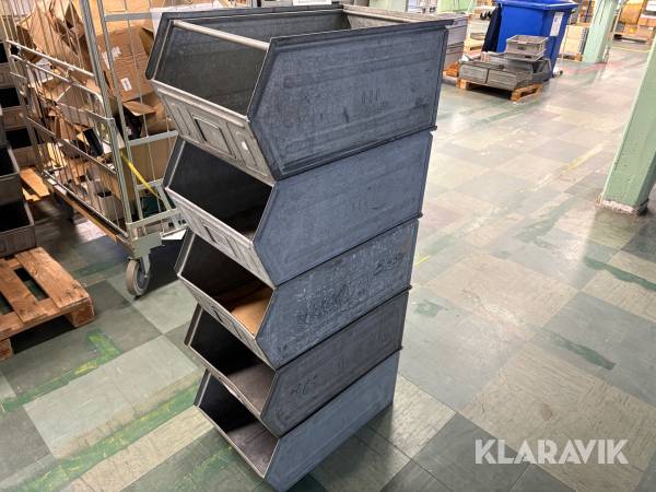 Lagerback stål märkta ABU, stor 5st