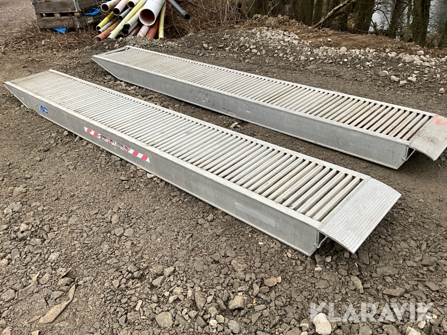 Aluminiumramper lastramper Metalmec 4,4m 10t 1par