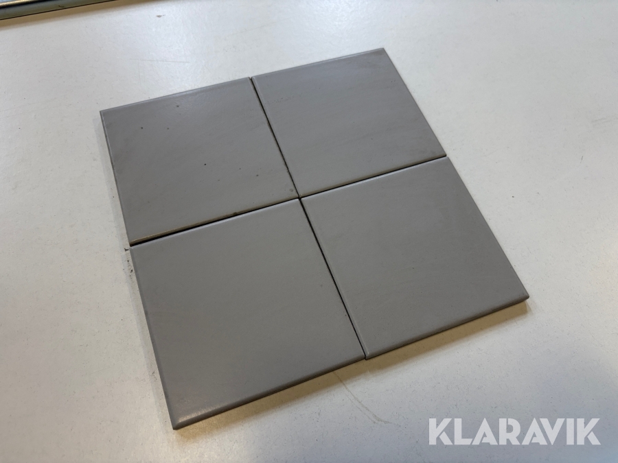 Kakel Kütahya ca 50kvm grå