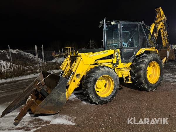 Traktorgrävare Hymas 900T med redskap