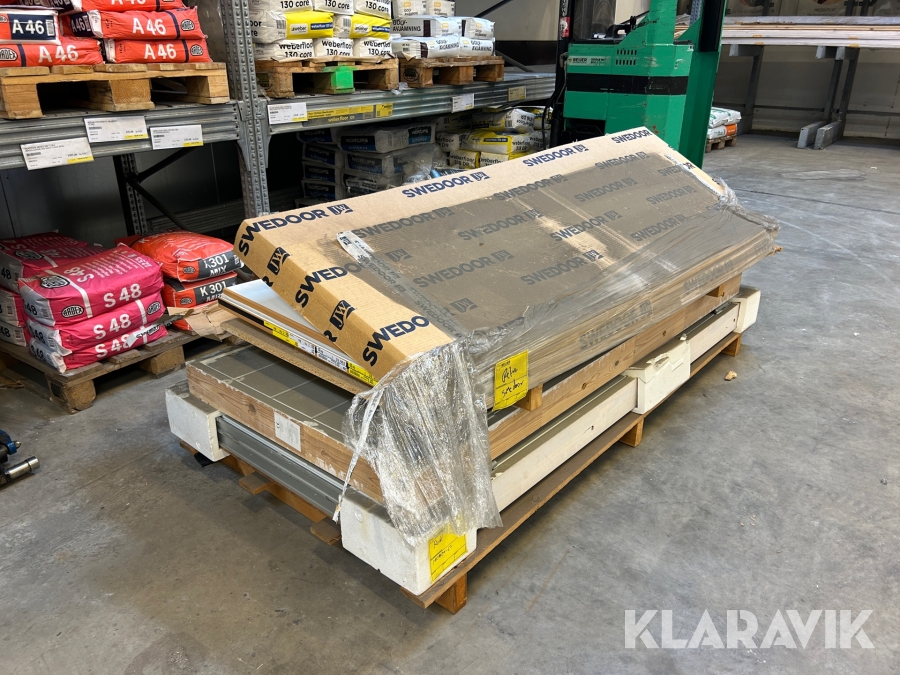 Inner och ytterdörrar 3 st Swedoor