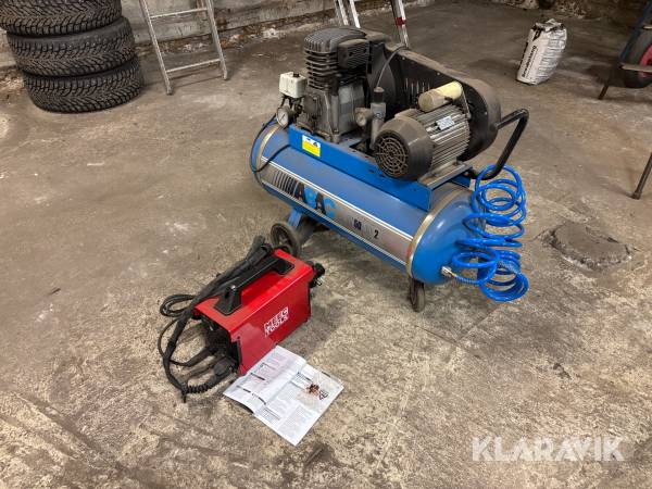 Plasmaskärare Meectool, ABAC Cut 40, LT50 med kompressor