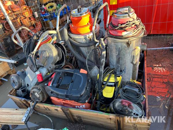 Dammsugare & högtryckstvättar Pullman, Kärcher & Electrolux