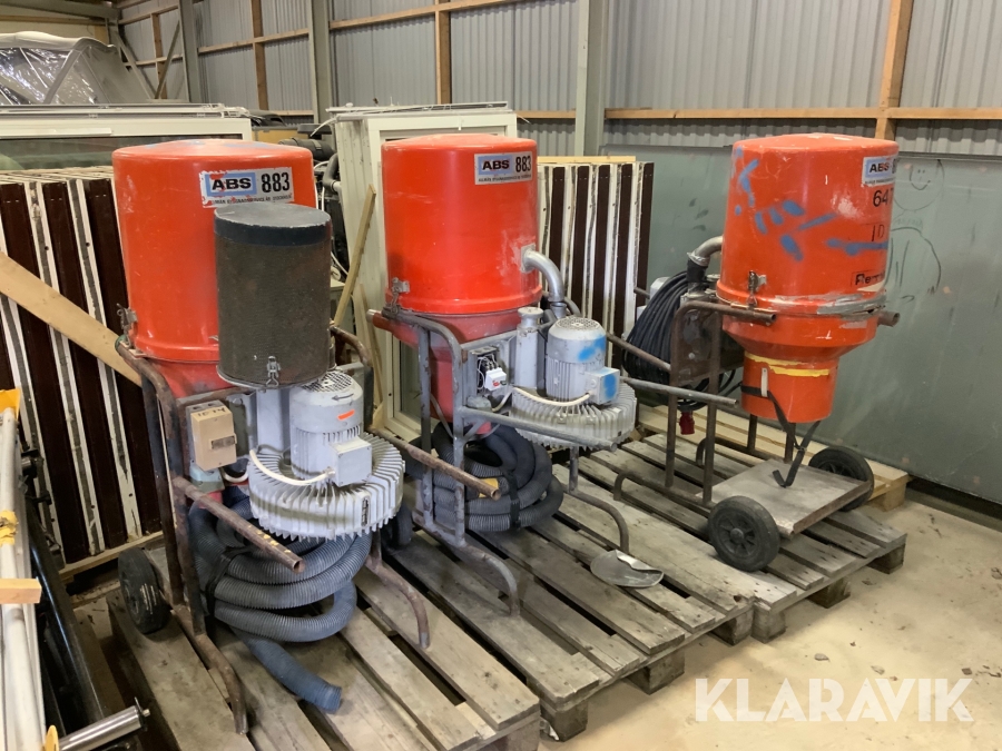 Bygg dammsugare 3st ABS 883