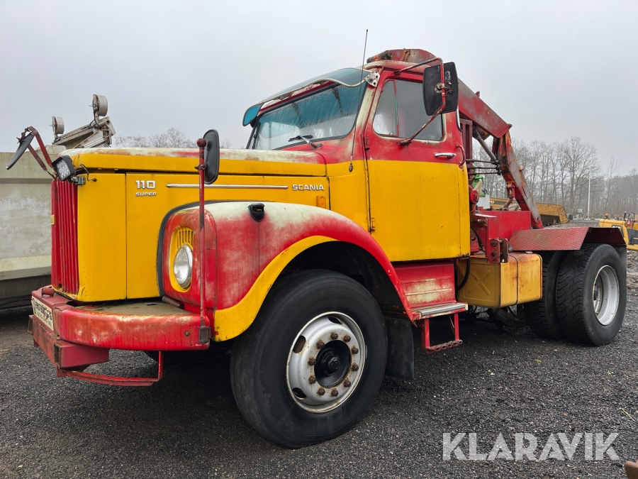 Kranbil Scania 110 super
