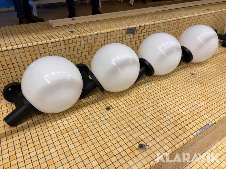 Väggarmaturer Elenco IP 23 4 st