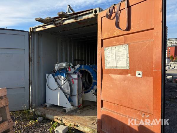 Stumsvets i 20 fots container Georg Fischer GF 800