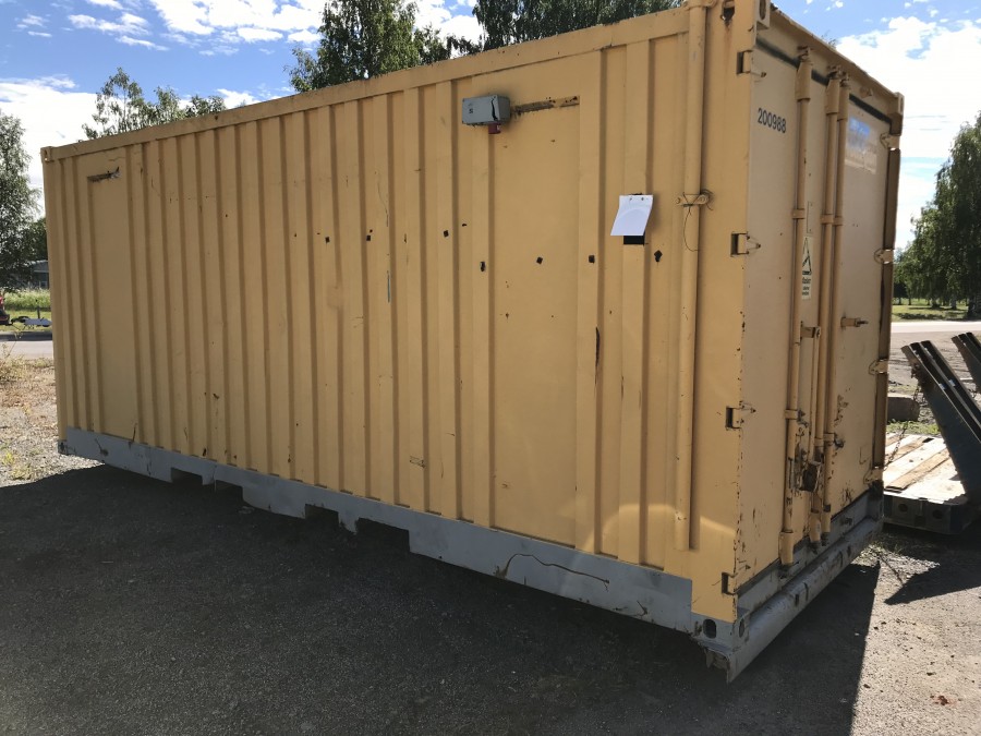 Container på lastväxlare