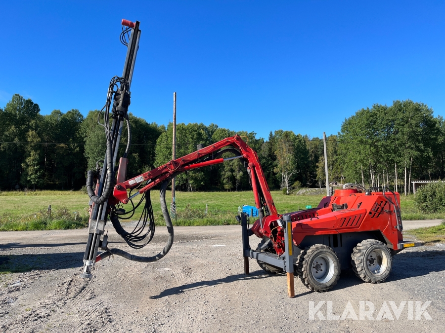 Borrvagn Tamrock Commando 120 RF