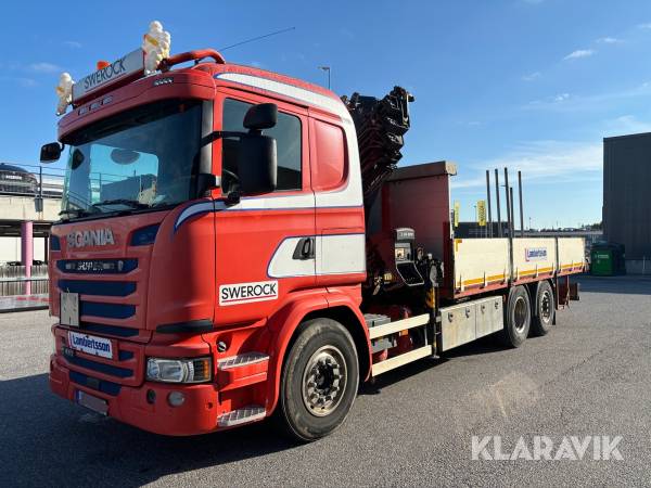 Kranbil Scania G410 LB 6x2