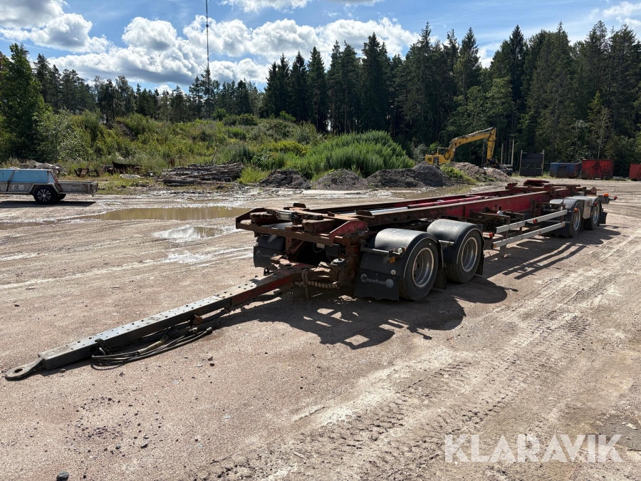 Släp Hogstad SVETS S4-LV-38 med hydraulisk skjutkolv