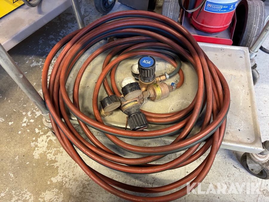 Utrustning till gassvets