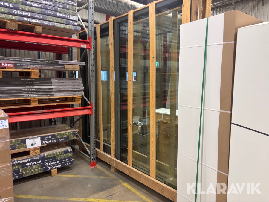 Skjutdörr-glasparti Hajom