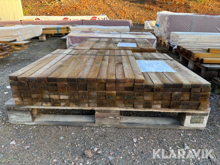 Dekorläkt tryckimpregnerade 22x50x800mm 140st