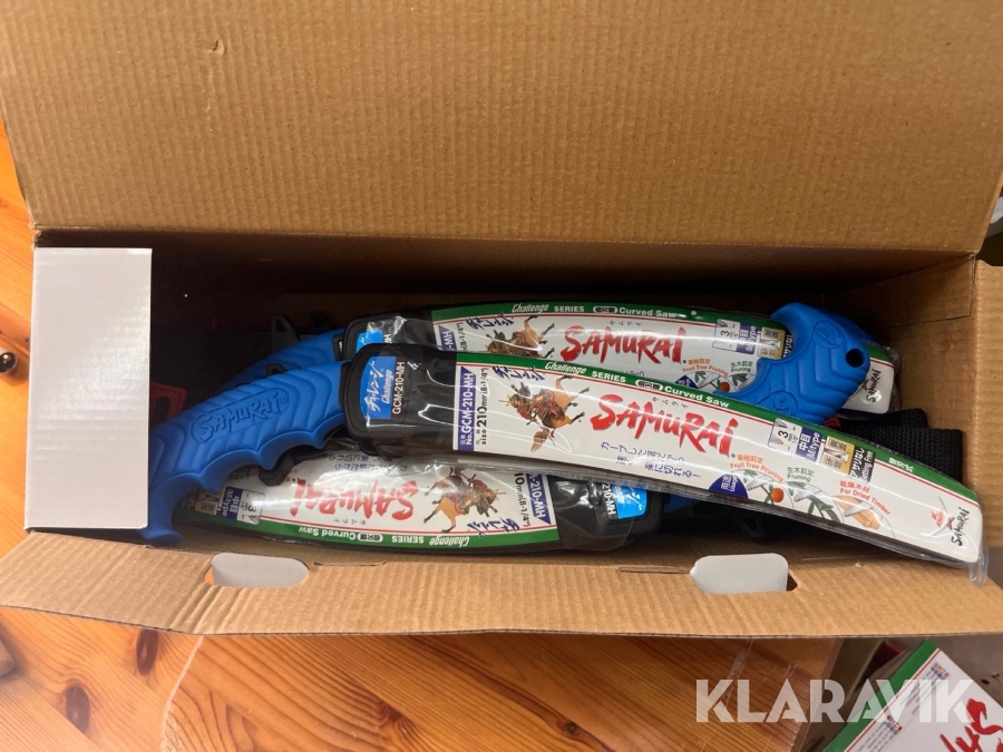 Parti med grensågar Samurai GCM-210-MH 6st