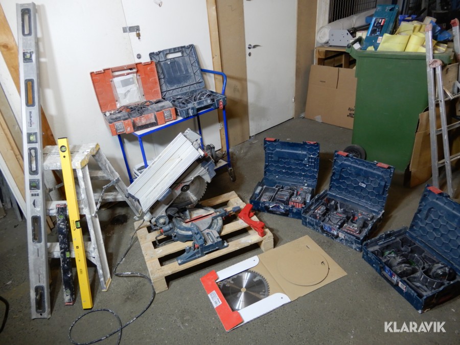 Kap/klyv/justersåg Borr/skruvdragare m.m