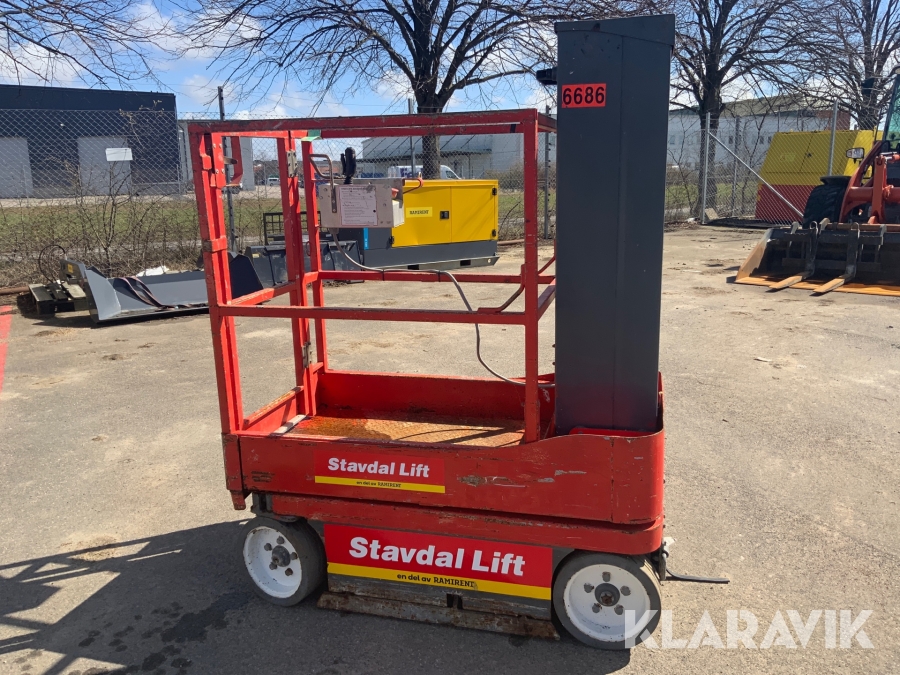 Pelarlift Skyjack SJ16, Malmö, Klaravik auktioner