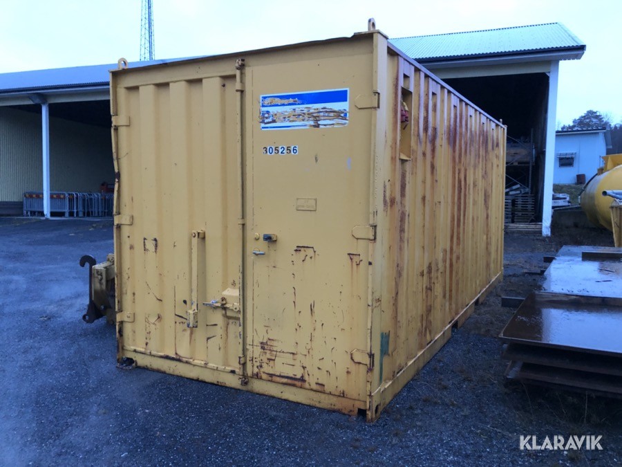 Container 20 fot isolerad med inredning