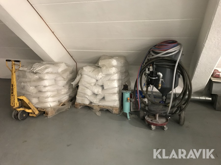 Sodabläster Indusco KO-100-10 inkl 2000kg bläster