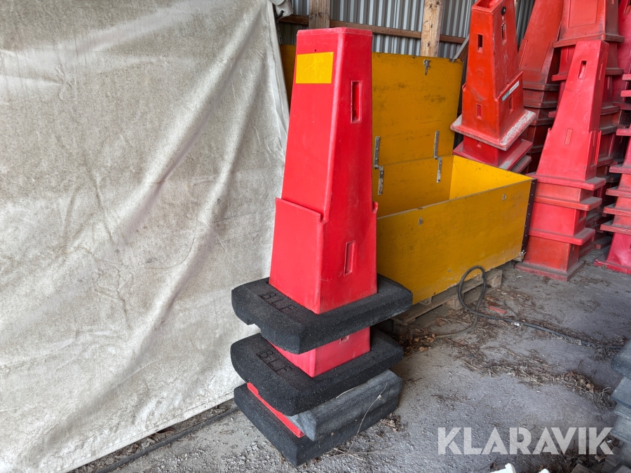 Vägkoner 20 st Svensktoppen med belastning