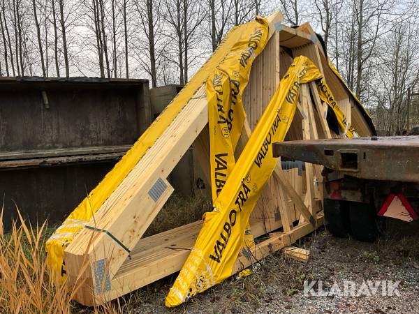 Takstolar 24 st Valbo Trä