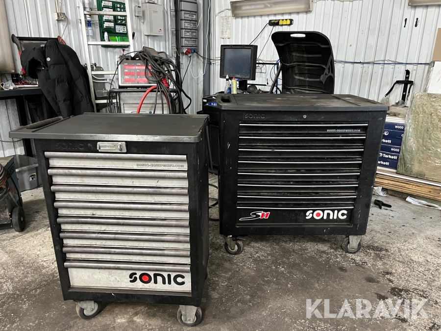 Verktygsvagnar Sonic 2 st