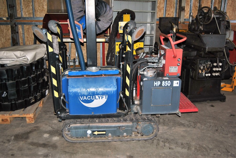 Markstenslyft Vakuumlyft på larver