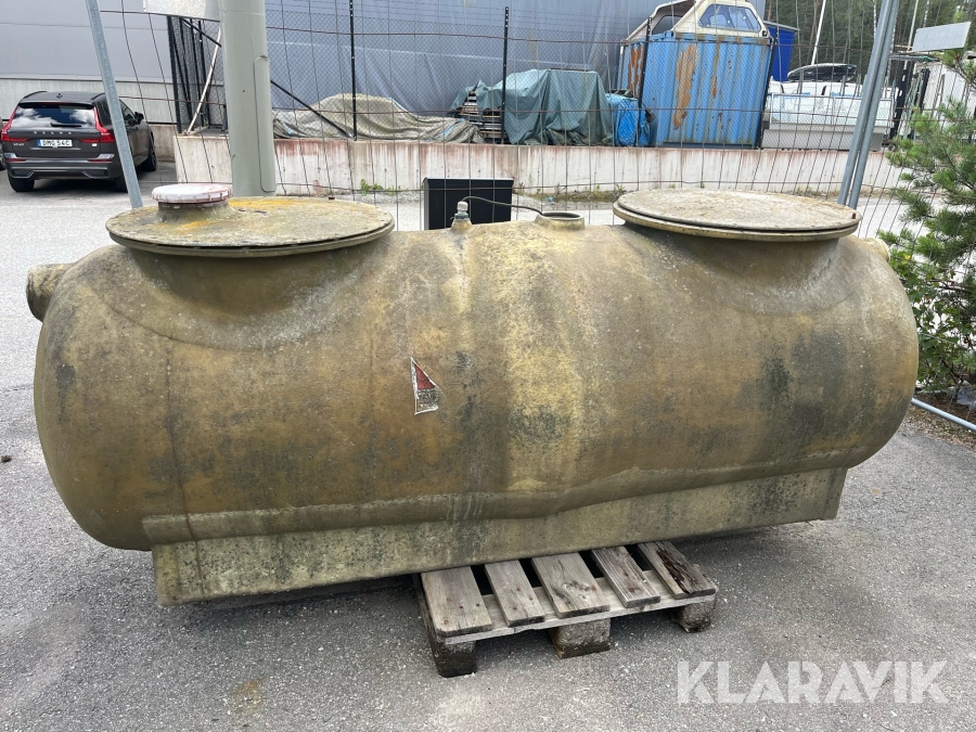 Fettavskiljare/glasfibertank