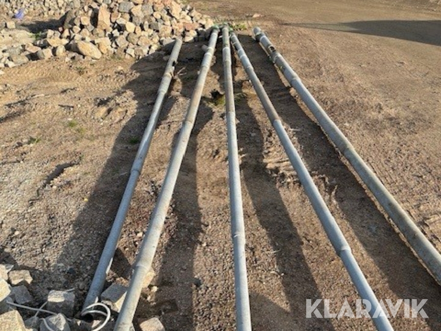 Stolpar till belysning 5 st