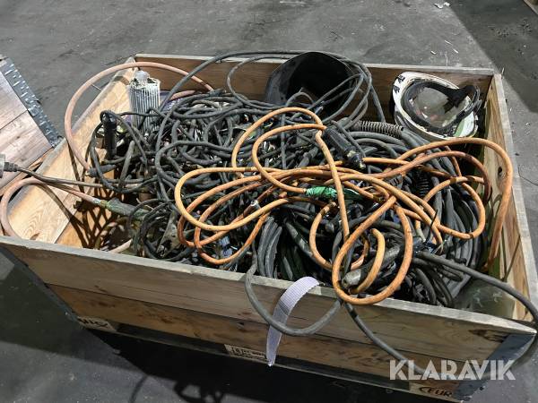 Svetsslangar, svetspinnar, svetsmask, gasolbrännare