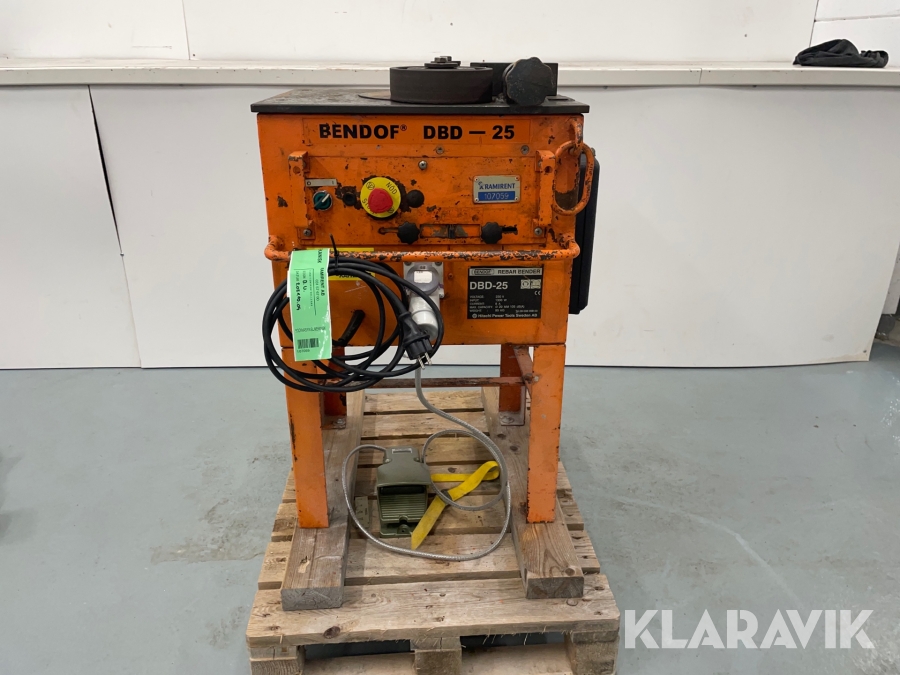 Bockmaskin Bendof DBD-25