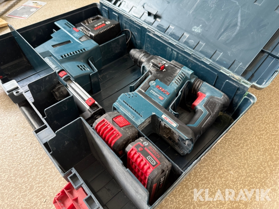 Slagborr Bosch GBH 18V-26 med dammsugartillsats