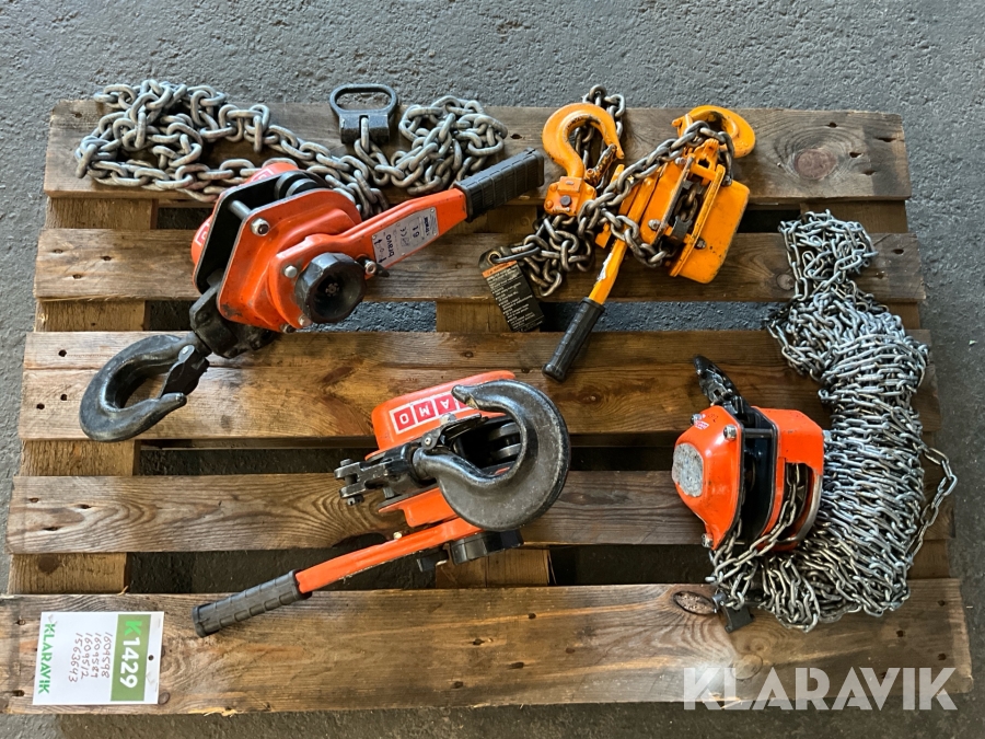 Lyftblock Tractel, Kiti Bravo 6T / Tralift 1T / LB 2500