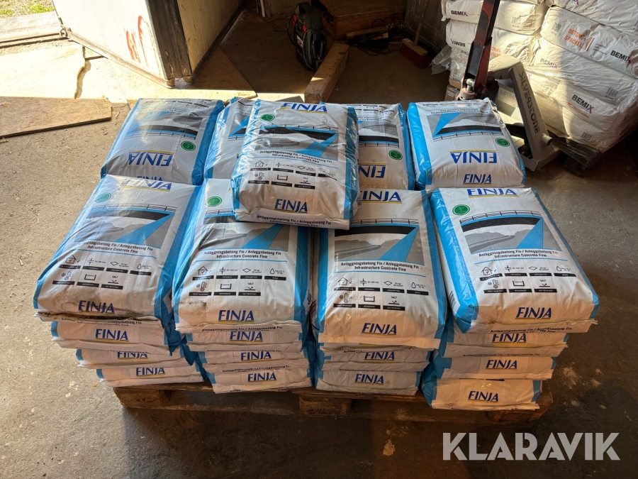 Anläggningsbetong Finja Fin 25kgx33st