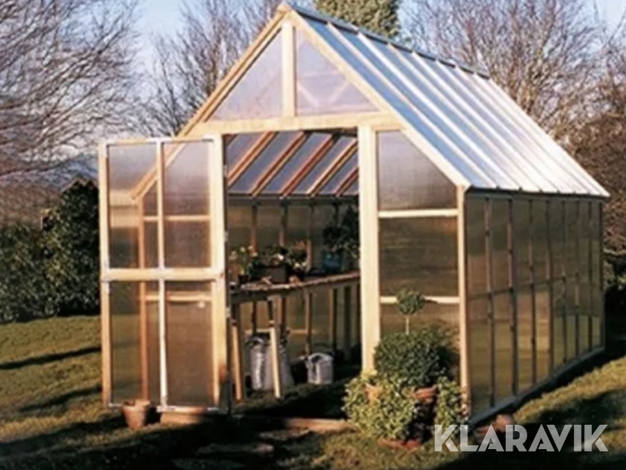 Orangeri/växthus  i trä 8,8m2