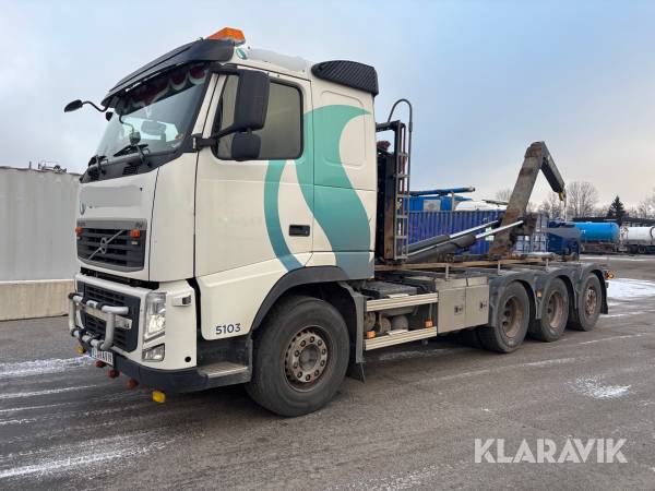 Lastväxlare Volvo FH 8x4 med HIAB lastväxlare