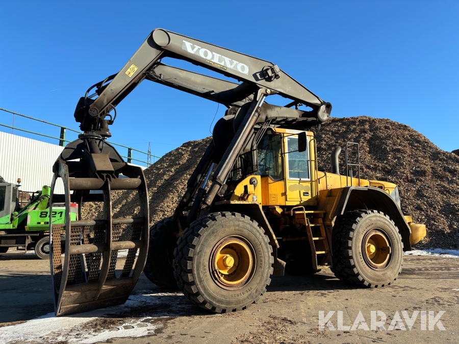 Hjullastare Volvo L180E highlift med grip