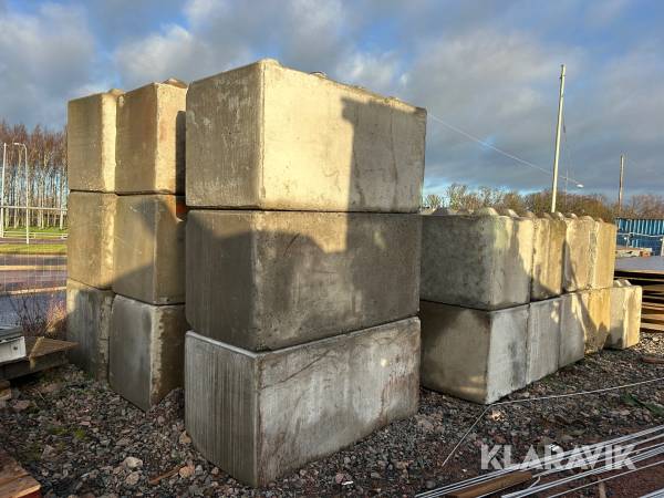 Betonglegoblock ca 45 st
