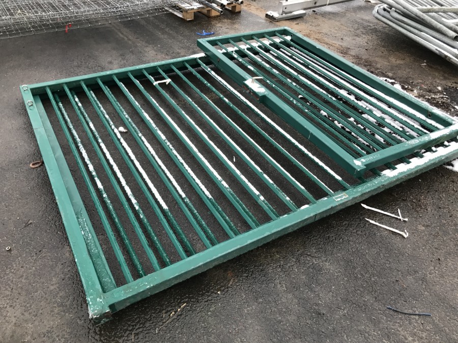 Grindpar + gångdörr