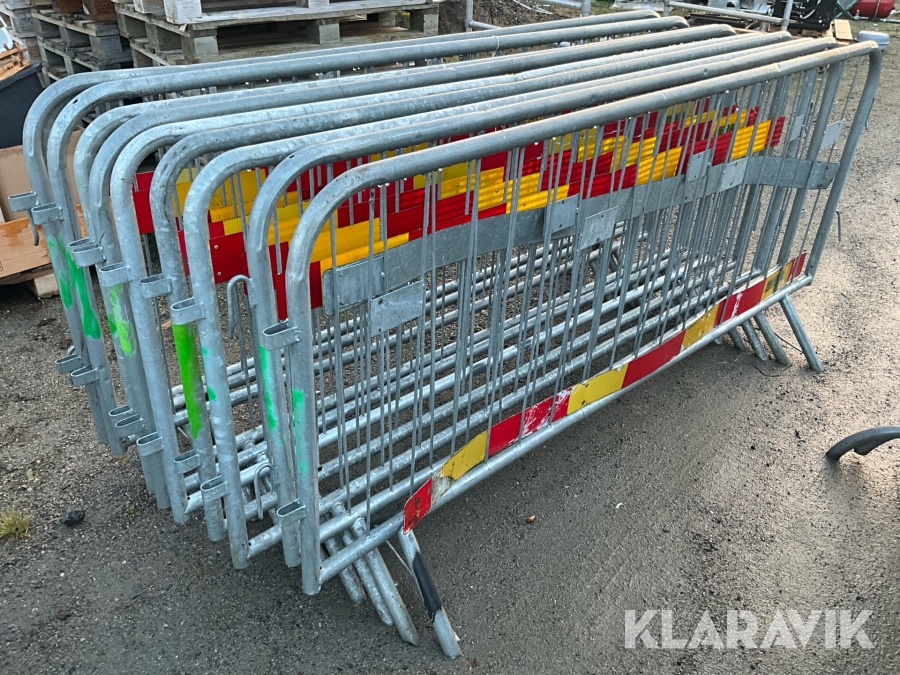Kravallstaket Heras 10 st