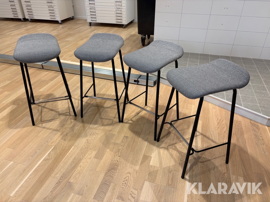 Barstolar Gråa Edsbyn Feather