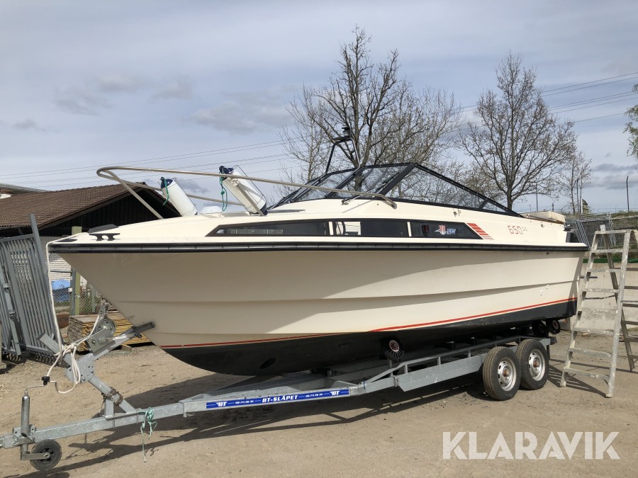 Båt Fjord 650 se med kärra