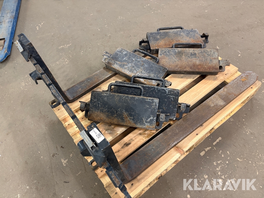 Gafflar och vikter till avant 