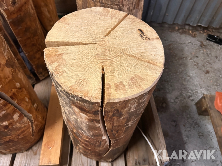 Vedstock med belysning Lima Timmerhus (Ny)