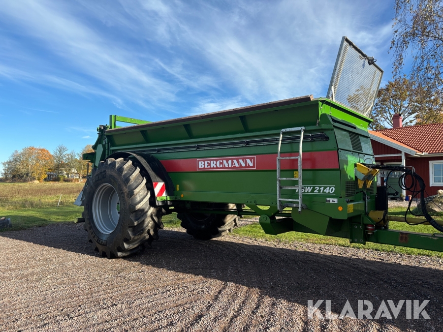 Tvåvägsspridare Bergmann TSW 2140 E med vågceller och kamera17m3