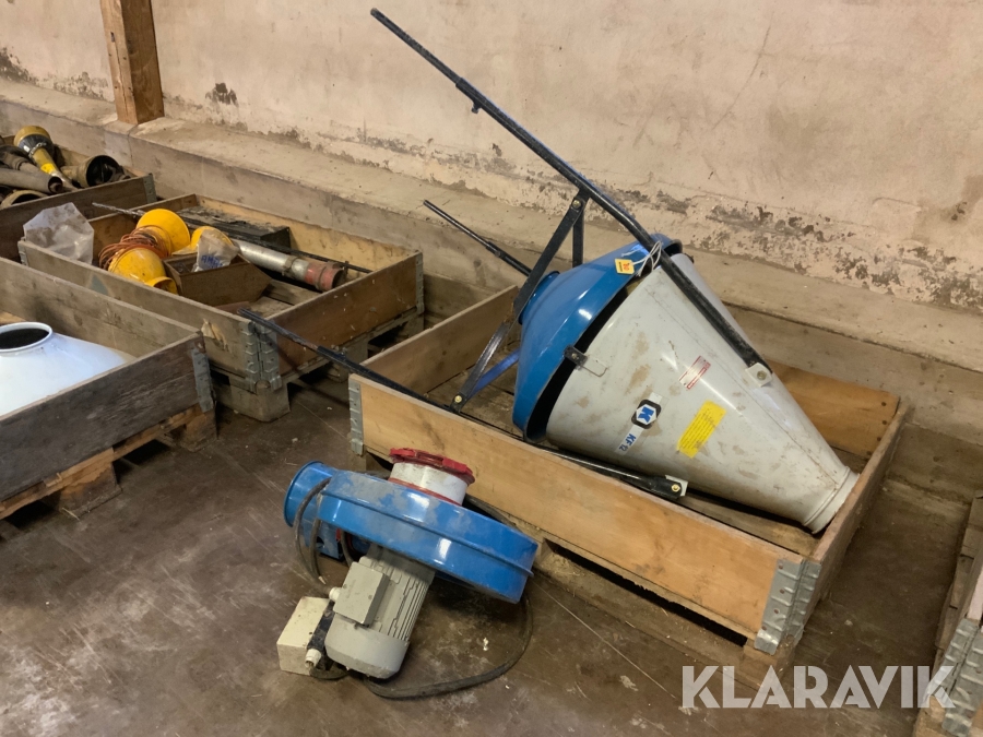 Aspiratör för spannmål Kongskilde KF12/FRL 10