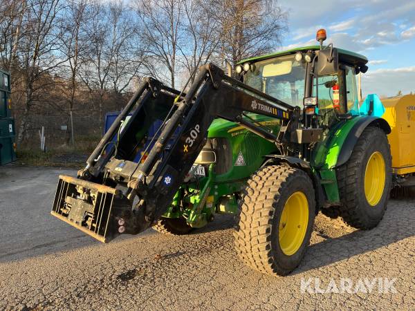 Traktor John Deere 5080M med frontlastare/frontlyft & redskap