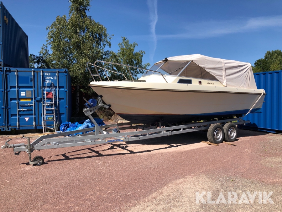 Båt Ockelbo DC 21 med båtvagn 