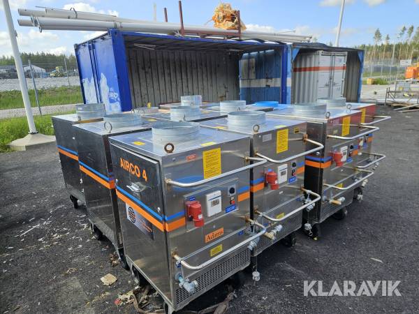 Hetvattenfläktar TF50, Airco 4, Airco 2, Airco 3