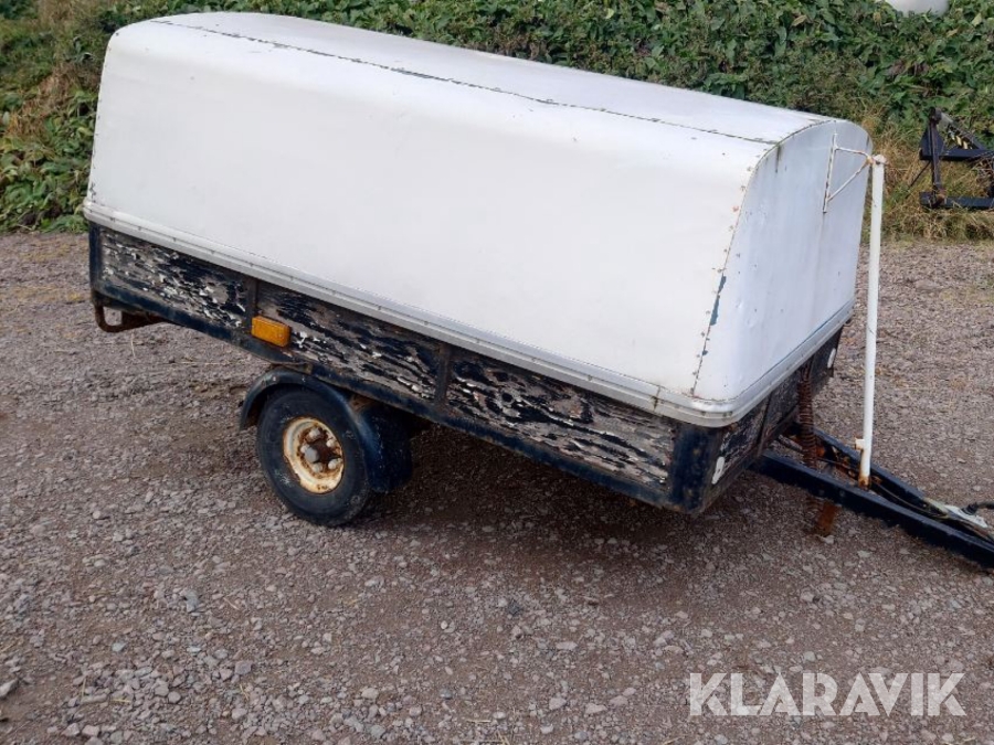 Släpkärra Transportmekano A45 4 med kåpa